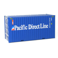 Auscision HO CON-7 20 Foot Hi-Cube Container Pacific Direct Twin Pack