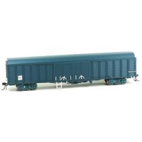 Auscision HO NLKY Louvered Van State Rail PTC Blue 4 Car Pack