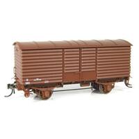 Auscision HO U Van VR Brown 1954-1960 Body Version 2 (6 Car Pack)