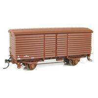 Auscision HO U Van VR Brown 1954-1960 Body Version 3 (6 Car Pack)