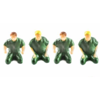 Auscision HO Locomotive Driver Figures VR Early Style Clothing 4 Pack