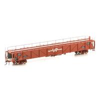 Auscision HO VIC ALX VR Wagon Red with Small VR Logo - 4 Car Pack