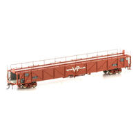 Auscision HO VIC ALX VR Wagon Red with Small VR Logo - 4 Car Pack