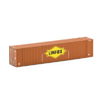 Auscision HO Linfox Brown - Large Logo 48' Container