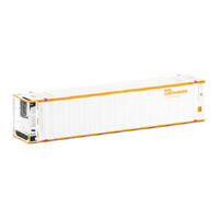 Auscision HO SCF V1 - Rail Containers (Orange & White) 46'6" Reefer Container