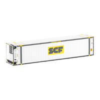 Auscision HO SCF V3 - Large Yellow/Black Logo 46'6" Reefer Container