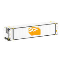 Auscision HO SCF V5 - Large Orange & White Logo 46'6" Reefer Container