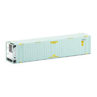Auscision HO Toll V3 - No Logo (Light Blue) 46'6" Reefer Container