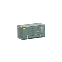Auscision HO SCF - Grey 20' Side Door Container