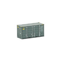 Auscision HO SCF - Grey 20' Side Door Container