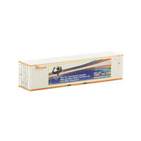 Auscision SCF Rail Containers, White & Orange with Advert - Twin Pack