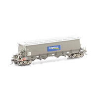 Auscision HO NGVF Grain Hopper, FreightCorp Wagon Grime - with roofwalks - 4 Car Pack