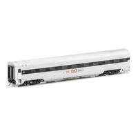 Auscision HO The Ghan MK5 BRG Platinum Sleeper - Red & Silver Die-cut "The Ghan" Plate 2008-Present - Single Car