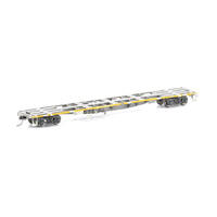 Auscision HO NQKY Container Wagon Pacific National Wagon Grime/Yellow - 4 Car Pack