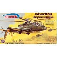 Atlantis 1/72 Lockheed AH-56A Cheyenne Helicopter Plastic Model Kit