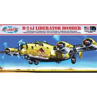 Atlantis 1/92 B-24J Bomber Buffalo Bill with Swivel Stand Plastic Model Kit