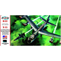Atlantis 1/175 B-52 and X-15 with Swivel Stand Plastic Model Kit