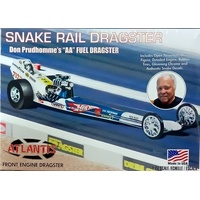 Atlantis 1/24 Don Prudhomme Snake Front Engine Dragster Plastic Model Kit