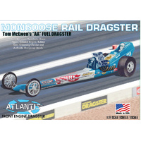 Atlantis 1/24 Tom McEwen Mongoose Front Engine Rail Dragster Plastic Model Kit
