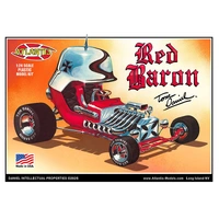 Atlantis 1/24 Tom Daniel Red Baron Show Car w/Trading Card Plastic Model Kit