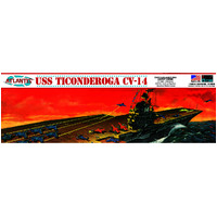 Atlantis 1/500 USS Ticonderoga Carrier CV14 Angled Deck Carrier AMCR611