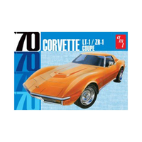 AMT 1097 1/25 1970 Chevy Corvette Coupe Plastic Model Kit