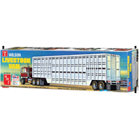 AMT 1/25 Wilson Livestock Van Trailer Plastic Model Kit