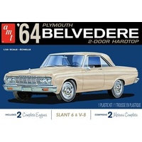 AMT 1/25 1964 Plymouth Belvedere (w/Straight 6 Engine) 2T Plastic Model Kit AMT1188M