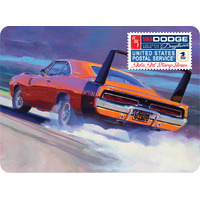 AMT 1/25 1969 Dodge Charger Daytona (USPS Stamp Series Collector Tin) Plastic Model Kit