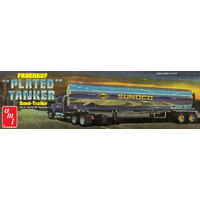 AMT 1/25 Fruehauf Plated Tanker Trailer (Sunoco) Plastic Model Kit