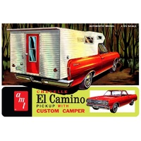AMT 1/25 1965 Chevy El Camino w/Camper  Plastic Model Kit
