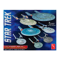 AMT 1/2500 Star Trek U.S.S. Enterprise Box Set Snaptite
