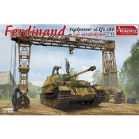 Amusing Hobby 35A030 1/35 SD.Kfz184 FERDINAND & 16t STRABOKRAN Plastic Model Kit