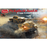 Amusing Hobby 1/35 Panzer IV Ausf.H Krupp-Entwurf W1466 Plastic Model Kit 35A037