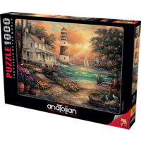 Anatolian 1000pc Cottage By The Sea Jigsaw Puzzle