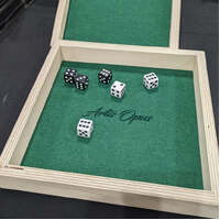 Artis Opus Dice Tray - Square (22x22cm) - Green