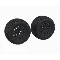 Arrma dBoots Fortress MT Tyre Set on Black Wheels, 2pcs
