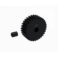 Arrma 31T 0.5 Mod CNC Pinion Gear with 3.2mm Bore, Grom BLX
