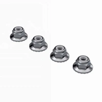 Arrma M4 Wide Flanged Nyloc Nut, 4pcs