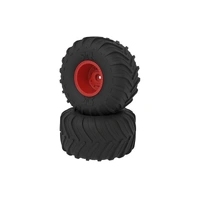 Arrma dBoots Chevron MT Tyre Set Glued, Red, Gorgon