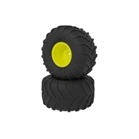 Arrma dBoots Chevron MT Tyre Set Glued, Yellow, Gorgon