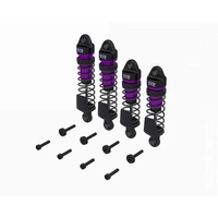 Arrma Assembled F/R Shock Set with 700cst Oil, 4pcs, Purple