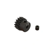 Arrma 15T 0.8Mod 1/8 Bore CNC Steel Pinion Gear, AR311077