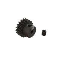 Arrma 18T 0.8Mod 1/8 Bore CNC Steel Pinion Gear, AR311080