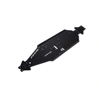 Arrma Aluminium Chassis CNC 7075 T6 LWB Black, AR320570