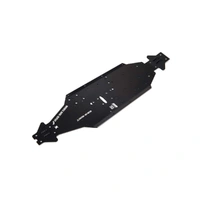 Arrma Aluminum Chassis CNC 7075 T6 LWB Black, AR320571