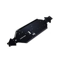 Arrma Aluminium Chassis CNC 7075 T6 SWB Black, AR320572