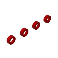 Arrma Aluminium Suspension Arm End Cap, Red, 4pcs, 8S BLX, AR330593