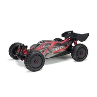 Arrma Body Painted w/Decals Typhon 6S Black/Red, AR406120