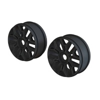 Arrma 1/8 Buggy Wheel Black 2pcs, AR510120